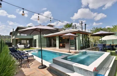 Casa com 5 dormitórios à venda, no condomínio shamalla ii - atibaia/sp - ca5670