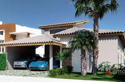 Casa terrea em loteamento fechado condomínio em Atibaia com 3 suítes, na melhor localização, próximo à Alameda Lucas