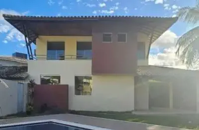 Casa em condomínio fechado com 4 quartos para alugar no buraquinho, lauro de freitas  por r$ 6.000