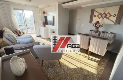 Apartamento mobiliado de 2 dormitórios em andar alto com vista livre, varanda, vaga livre e lazer na vila palmeiras - freguesia do ó