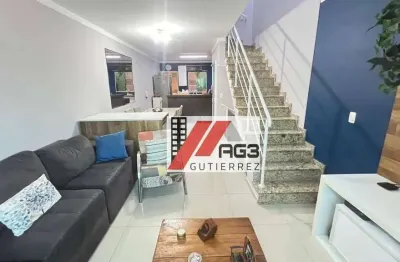 Sobrado mobiliado em condomínio fechado com 2 suítes, 2 vagas e área gourmet na vila guilherme