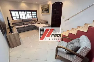 Sobrado de 3 dormitórios, suíte quintal com churrasqueira e duas vagas de garagem cobertas na freguesia do ó