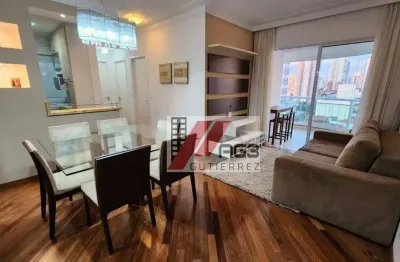 Apartamento mobiliado com 2 domitórios, suíte, vaga, depósito e lazer completo na vila romana