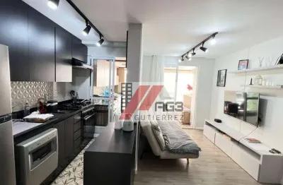 Apartamento mobiliado de 3 dormitórios, suíte com ar-condicionado, varanda, lazer completo e 2 vagas nas perdizes
