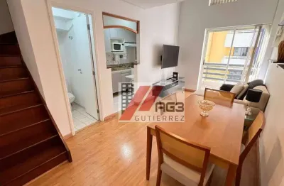 Apartamento duplex com estrutura de hotel, varanda e vaga em moema ao lado do parque do ibirapuera