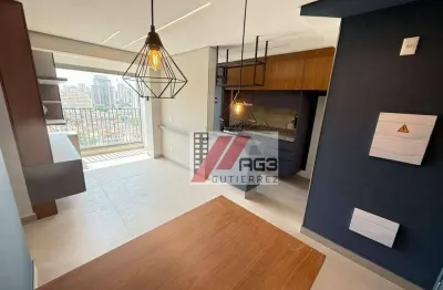 Apartamento novo de 2 dormitórios, rico em planejados e ar-condicionado com 1 banheiro, uma vaga e lazer completo na pompeia