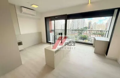 Apartamento novo de 1 dormitório rico em planejados, ar-condicionado e lazer completo na Pompeia ao lado do Metrô