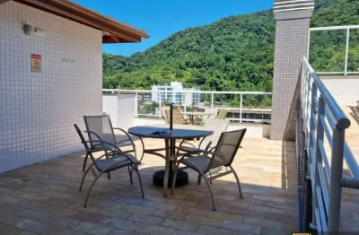 Apartamento com 02 dormitórios, lazer , perto do mar. toninhas. vista serra