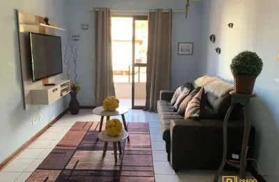 Apartamento bem localizado na praia grande, 2 dormitórios, suíte, 90m²