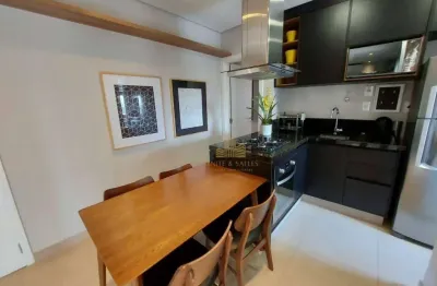 Apartamento com 1 dormitório para alugar, 55 m² por r$ 5.945,00/mês - vila homero - indaiatuba/sp