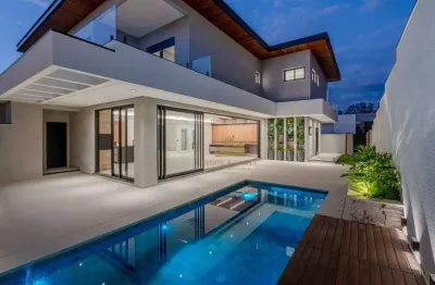 Sobrado com 5 suítes à venda, 560 m² por r$ 6.800.000 - parque villa dos pinheiros - indaiatuba/sp