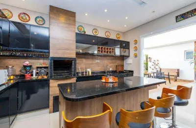 Casa com 4 dormitórios à venda, 328 m² - santa felicidade - curitiba/pr
