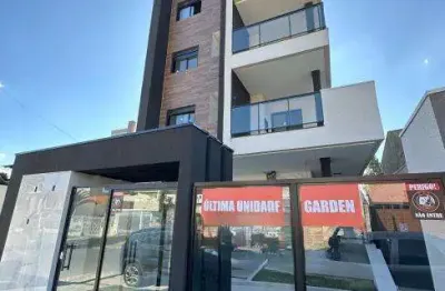 Apartamento com garden, 02 quartos com suíte no santa quitéria, curitiba.
