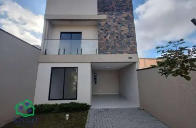 Sobrado com 3 dormitórios à venda, 143 m² por r$ 750.000,00 - gralha azul - fazenda rio grande/pr