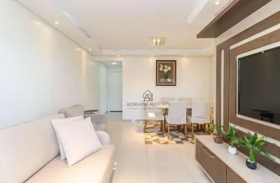 Apartamento exclusivo: beleza, espaço e lazer em condomínio com piscina. 3 dormitórios à venda, 75 m² por r$ 485.000 - hauer - curitiba/pr
