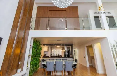 Sobrado mobiliado com 3 suítes à venda, 185 m² por r$ 1.580.000 - uberaba - curitiba/pr