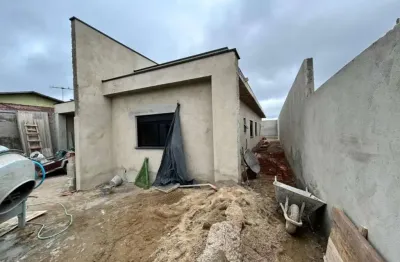 Casa térrea em construção 3 quartos 1 suite 2 vagas de garagem no são braz - curitiba/pr