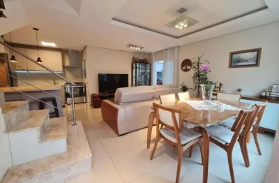 Triplex em condomínio com móveis planejados, mobiliado, próximo a salgado filho - r$ 799 mil