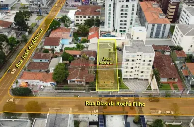 Terreno à venda, 540 m² por r$ 1.480.000,00 - alto da xv - curitiba/pr