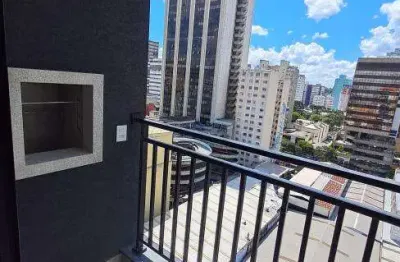 Para Locação Apartamento 2 quartos tendo sacada com churrasqueira, Condomínio Clube CENA LIVING , Rua José Loureiro, 770, Centro, Curitiba Paraná