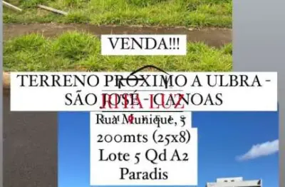 Terreno à venda na rua munique, 5, são josé, canoas por r$ 150.000