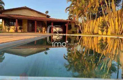 Chácara com 3 dormitórios à venda, 26 m² por r$ 2.000.000 - reforma agrária - valinhos/sp