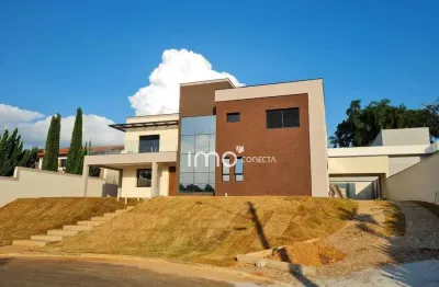 Casa nova com 4 suítes à venda no condominio querência- valinhos/sp!