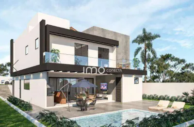Casa com 4 suítes à venda, 330 m²- alphaville jundiaí - sp  **avalia permuta com terreno**