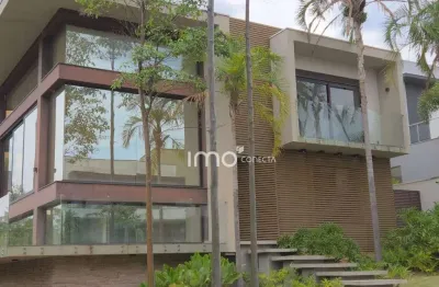 Locação - casa moderna e sofisticada no conceituado condomínio alphaville dom pedro 3 - campinas/sp!