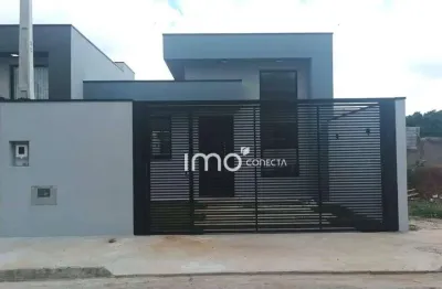 Vende se casa nova no jd marambaia, 3 quartos sendo 1 suíte , 2 vagas, área gourmet !  r$  720.000