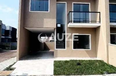 Sobrado de esquina à venda em condomínio fechado no costeira, são josé dos pinhais, pr