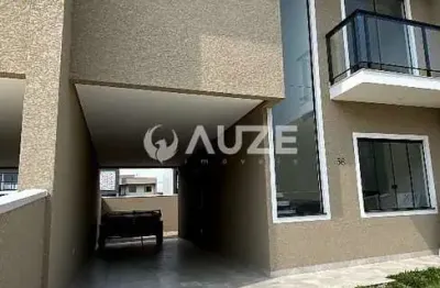 Sobrado à venda em condomínio fechado no costeira, são josé dos pinhais, pr