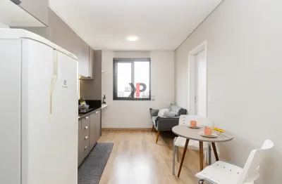 Mobiliado. ed. new faivre residence - apartamento com 1 dormitório suíte.  excelente localização e infraestrutura!