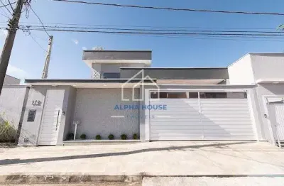 Casa à venda, residencial village santana, guaratinguetá, com três dormitórios sendo uma suíte e pi