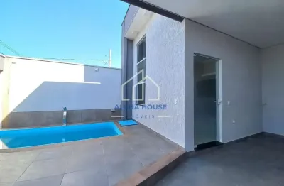 Casa com piscina e 3 dormitórios sendo 1suíte à venda, loteamento residencial e comercial flamboyan