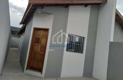 Casa recém construída para venda com dois dormitórios no bairro araretama, em pindamonhangaba/ sp!