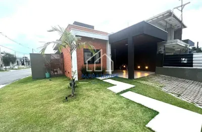 Belíssima casa à venda mobiliada em condomínio, residencial vila romana, pindamonhangaba, sp