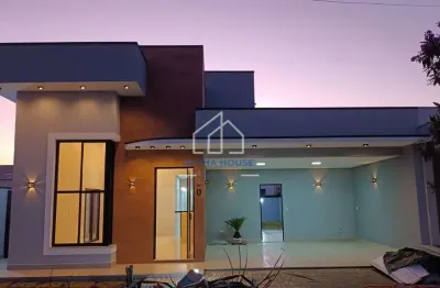 Belíssima casa nova à venda, condomínio residencial ouroville, taubaté, sp