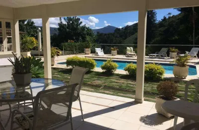 Casa em condomínio para venda em petrópolis, nogueira, 6 dormitórios, 3 suítes, 8 banheiros, 10 vagas
