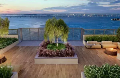 Apartamento garden para venda em rio de janeiro, gamboa, 3 dormitórios, 1 suíte, 2 banheiros, 1 vaga