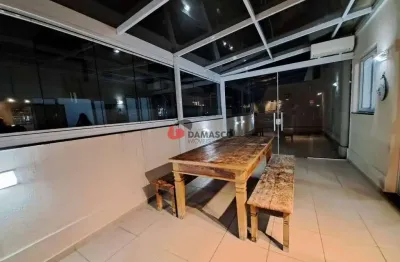 Cobertura à venda 2 quartos, 1 suite, 4 vagas, 150m², santa maria, são caetano do sul - sp