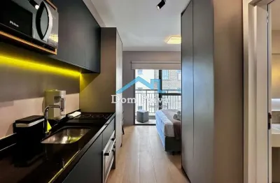 Apartamento com 1 quarto à venda na Alameda Jauaperi, 299, Moema, São Paulo, 21 m2 por R$ 418.000