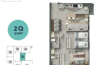 Apartamento com 2 quartos à venda na R., 12, Vila São João, Goiânia