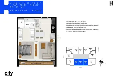 Apartamento com 1 quarto à venda na R. T-, 55, Setor Bueno, Goiânia