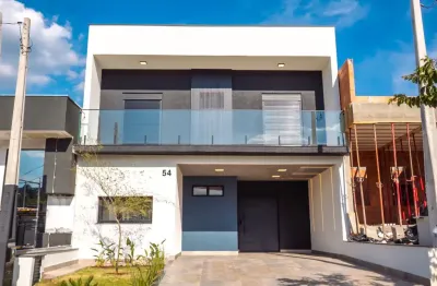 Lindo sobrado com 3 quartos com planejados e piscina no condominio gran reserve em indaiatuba sp
