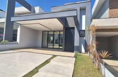 Oportunidade condomínio bréscia, casa nova térrea 3 suítes