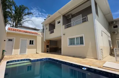 Lindo sobrado com 4 suites e piscina no condominio vila romana em indaiatuba sp