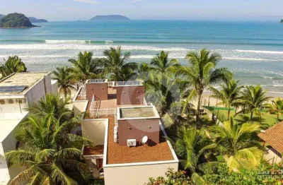 Sobrado com 4 dormitórios à venda, 324 m² por r$ 6.500.000,00 - praia do sapê - ubatuba/sp