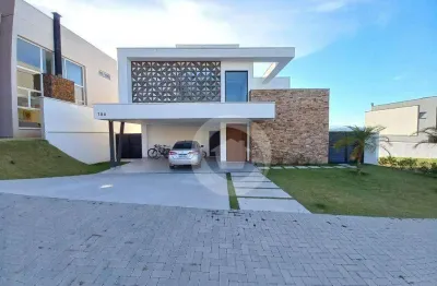 Sobrado com 4 dormitórios, 350 m² - venda por r$ 3.850.000,00 ou aluguel por r$ 21.010,00/mês - condomínio residencial alphaville i - são josé dos campos/sp