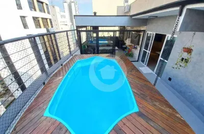 Cobertura com 3 dormitórios, 281 m² - venda por r$ 2.230.000,00 ou aluguel por r$ 11.926,00/mês - jardim aquarius - são josé dos campos/sp